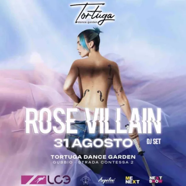 ROSE VILLAIN @ Tortuga dance garden 31 Agosto 2024